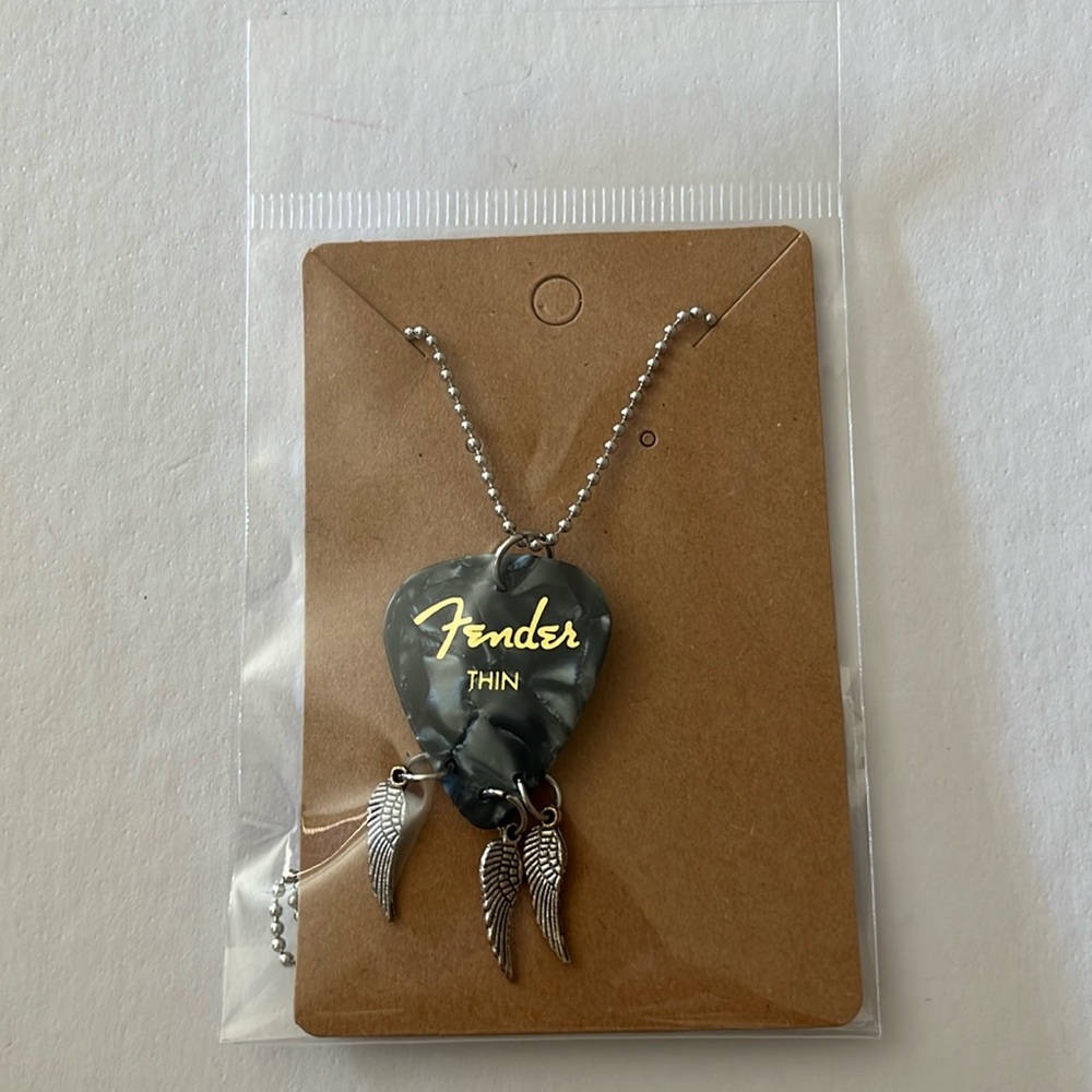 Fender Guitar pick necklace